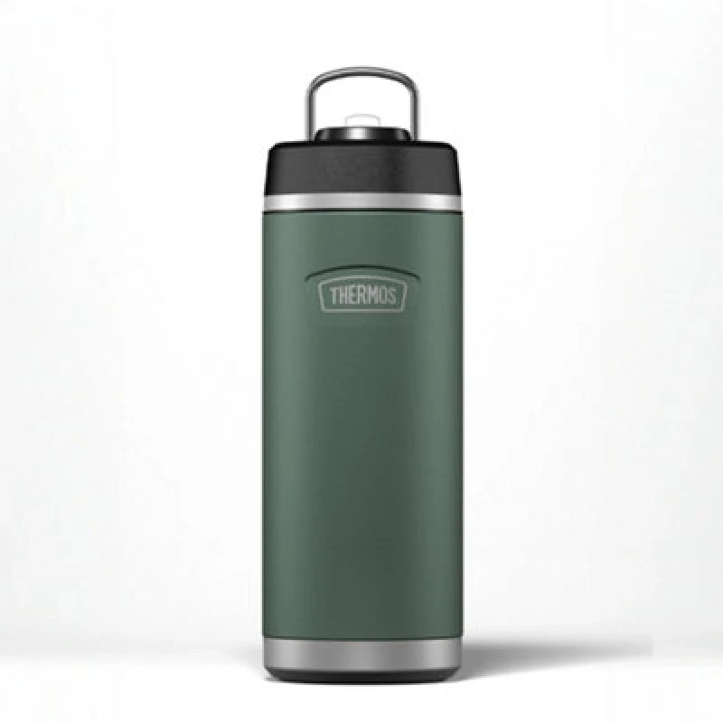 Image of Thermos Icon Series 940ml Flip Straw Water Bottle - Rock Cap Green Green Unisex