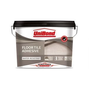 Image of UniBond UltraForce Ready mixed Beige Floor Tile Adhesive 14.3kg