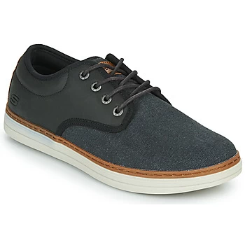 Image of Skechers HESTON SANTANO mens Shoes Trainers in Black,7,7.5,8.5