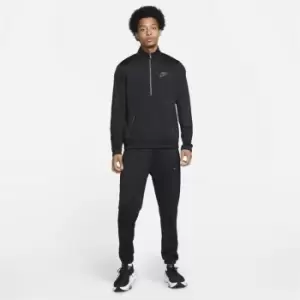 Image of Nike Poly-Knit Basic Tracksuit Mens - Black
