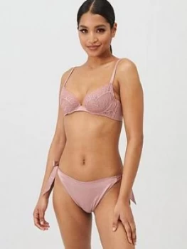 Image of Muse By Coco De Mer Lily Plunge Bra - Blossom