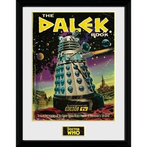 Image of Doctor Who The Dalek Book Framed Collector Print