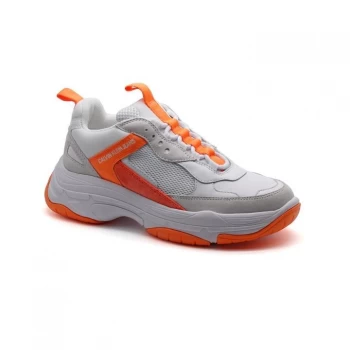 Image of Calvin Klein Jeans Trainers - White/Orange
