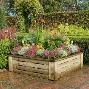 Image of Rowlinson Raised 4ftx4ft Planter
