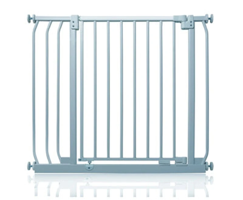 Image of Safetots Elite Pressure Safety Gate, 80Cm - 89Cm, Matt Grey, Pressure Fit Stair Gate