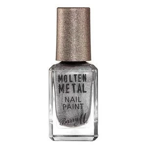 Image of Barry M Molten Metals Nail Polish - Silver Lining