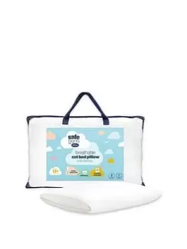 Image of Silentnight Safe Nights Luxury Breathable Cot Bed Pillow - White