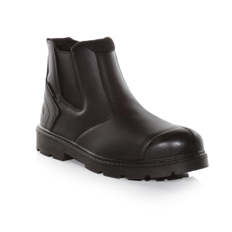 Image of Regatta Mens Waterproof Dealer Boot Black unisex UK 7