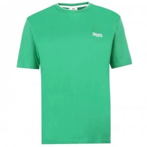 Image of Lonsdale Tipped Tee Mens - Bright Green