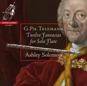 Image of GPh Telemann Twelve Fantasias for Solo Flute by Georg Philipp Telemann CD Album