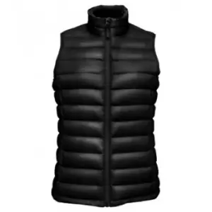 Image of SOLS Womens/Ladies Wilson Lightweight Padded Bodywarmer (L) (Black)