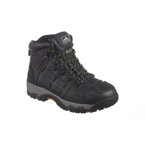 Image of Portwest Mens Steelite Monsal Steel Toe Cap Safety Boots FT05BKR48 Colour: Black
