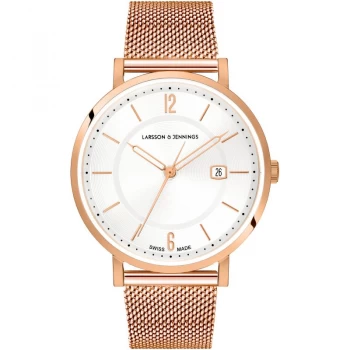 Image of Larsson & Jennings Opera 38mm Watch LGN38O-CMSLV-HT-Q-P-RGW-O