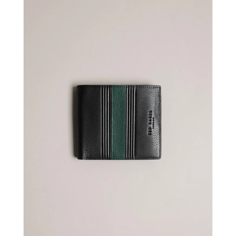Image of Ted Baker Evon Leather Wallet Black male 272838BLK