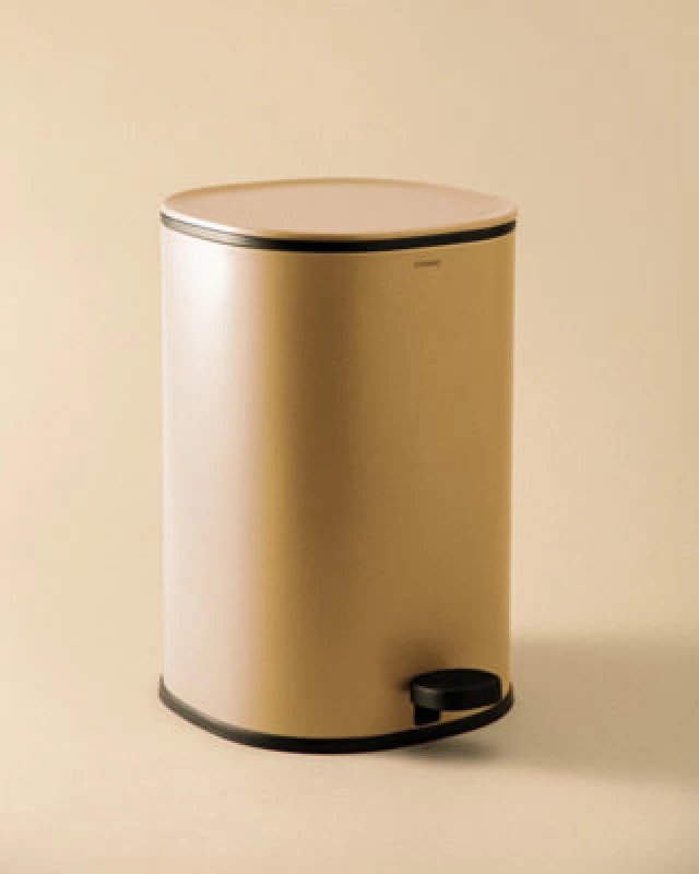 Image of Cosmic Bathroom Bin Trash Can, 5L, Pedal, Soft-Close, Removable Inner Bucket, Mandarin, Essentials Collection