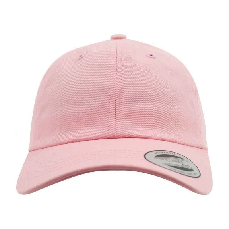 Image of Flexfit Mens Low Profile Cotton Twill Cap in Pink Pink Male One Size