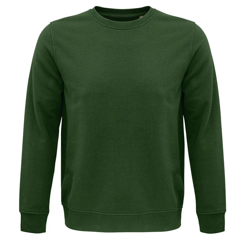 Image of SOL'S Mens Comet Sweatshirt in Bottle Green Size: XS Bottle Green Male XS