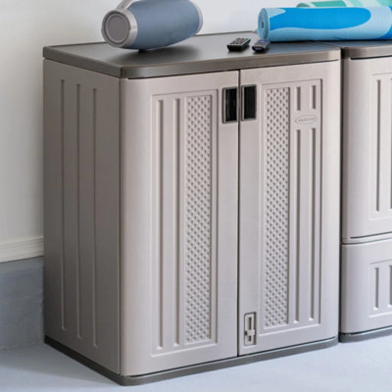 Image of Suncast Haven Base Storage Cabinet, Grey BMC3600