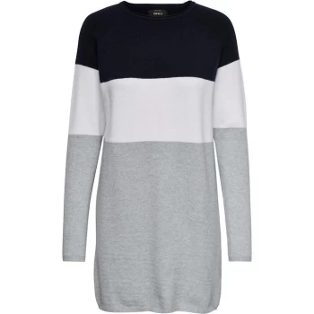 Image of Only Multi Knit Dress Womens - Night Sky