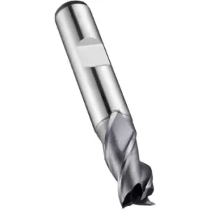 Image of C367 10.00MM HSS-E 3 Flute Flatted Shank Slot Drill - Alcrona Coated - DIN 327D