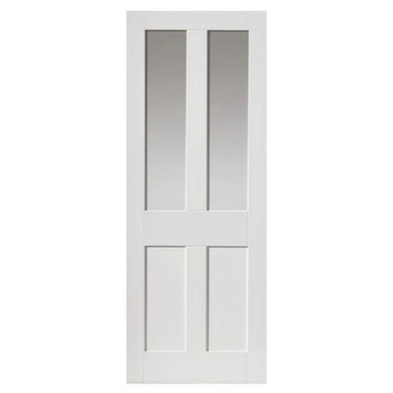 Image of JB Kind Doors Rushmore White Clear Glazed Internal Door