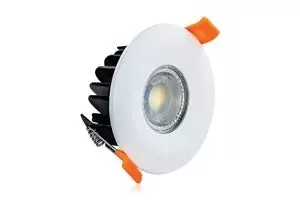 Image of Integral LED Low Profile Fire Rated Downlight with Colour Switching Dimming 6W 70mm Cut Out Warm White - ILDLFR70H001