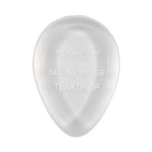 Image of Makeup Revolution Teardrop Silicone Blender Makeup Sponge Clear