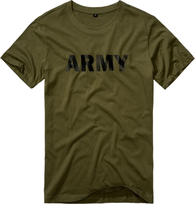 Image of Brandit Army T-Shirt, green, Size 5XL for Men