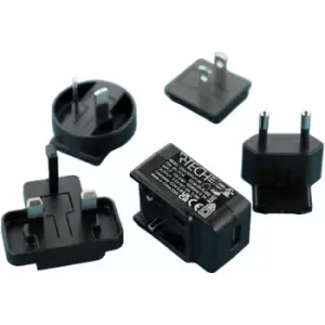 Image of R-TECH 857074 AC/DC Adapter 5vdc 1amp USB Multi Head