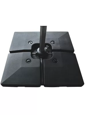 Image of 4 X 20Kg Water Filled Base Segments For Royce Cantilever Parasols