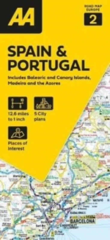 Image of Road Map Spain & Portugal 2 Books