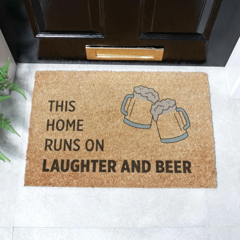 Image of Artsy Doormats Laughter And B... Doormat (60 X 40Cm)