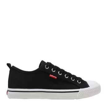 Image of Levis Maui Canvas Low Trainers Juniors - Black