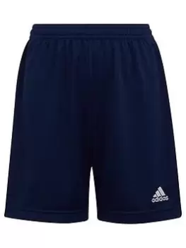 Image of Boys, adidas Youth Entrada 22 Training Short - Navy, Size 7-8 Years