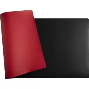 Image of Exacompta Home Office Desk Mats 35x60cm BlackRed 29121E 17564EX