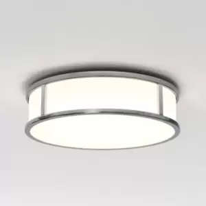 Image of Astro Lighting - Astro Mashiko LED 30cm Round Bathroom Flush Ceiling Light Polished Chrome IP44