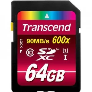 Image of Transcend Ultimate SDXC card 64GB Class 10, UHS-I