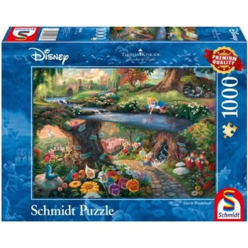 Image of Thomas Kinkade: Disney Alice in Wonderland (2021 Edition) - 1000 Pieces