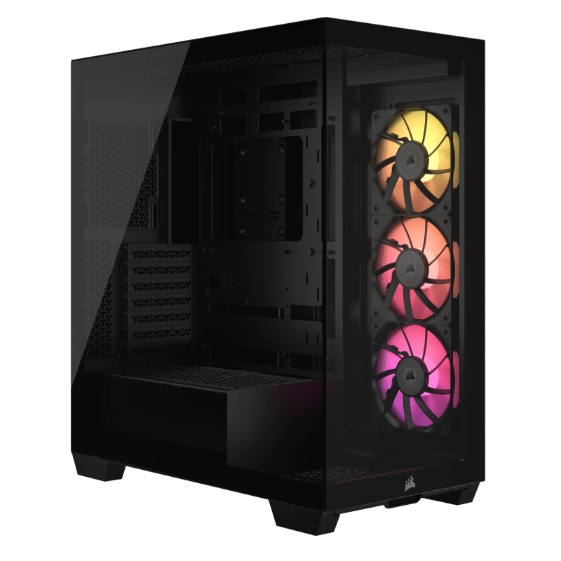 Image of Corsair iCUE LINK 3500X RGB Mid Tower Case - Black
