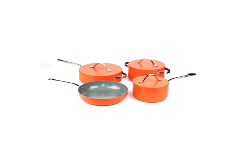 Image of SUR LA TABLE 4 Piece Colour Me Happy Cookware Set Orange ONE SIZE