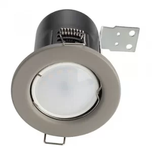 Image of Pack of 4 Fire Rated GU10 Downlights Cement Effect