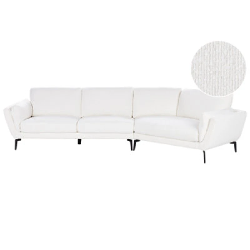 Image of Beliani Sofa 3 Seater Kansseli Boucle White