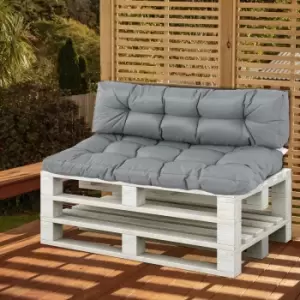 Image of Outsunny Pallet Cushion Set - Grey