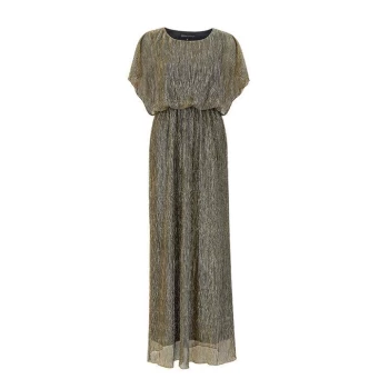 Image of Mela London Vertical Shimmer Maxi Dress - Grey