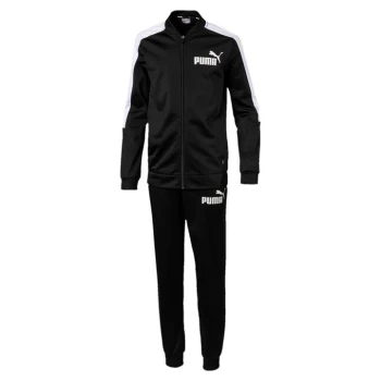Image of Puma BB Polyester Tracksuit Junior Boys - Black