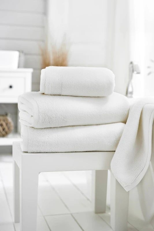 Image of Deyongs Palazzo 800gsm Hotel Luxury Cotton Hand Towel White