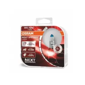 Image of Performance Bulbs - H1 +150% More Brightness - (448) P14.5 - Halogen - night breaker laser - 64150NL-HCB - Osram