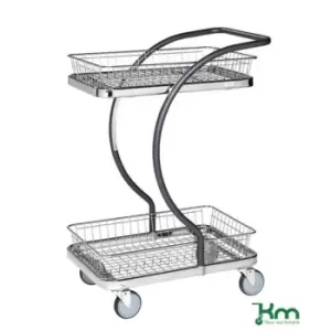 Image of Slingsby Table Trolley With 2 Wire Trays