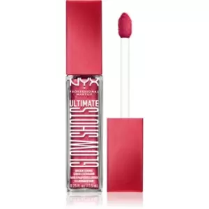 Image of NYX Professional Makeup Ultimate Glow Shots Liquid Glitter Eye Shadow Shade 12 Raspberry Rave 7,5 ml