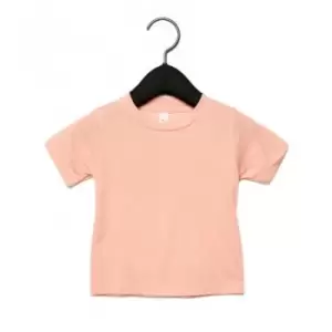 Image of Bella + Canvas Baby Tri-Blend T-Shirt (3-6 Months) (Peach Triblend)